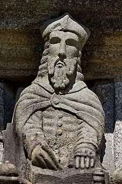 St Matthew in his niche