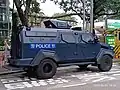 Sabertooth armoured riot vehicle