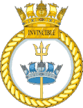 Badge of HMS Invincible (R05)