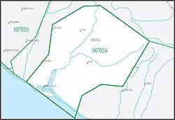 USGS hydrologic unit 18070204 boundary map
