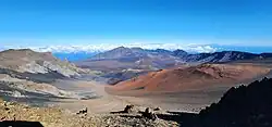 The crater at Haleakala National Park