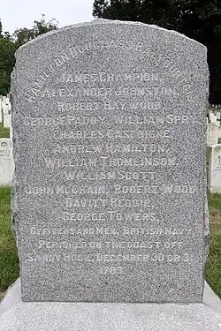 Gravestone at Cypress Hills National Cemetery in Brooklyn