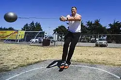 The contemporary version of the hammer throw