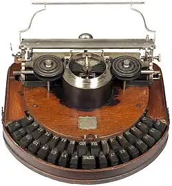 Hammond 1 typewriter, 1885