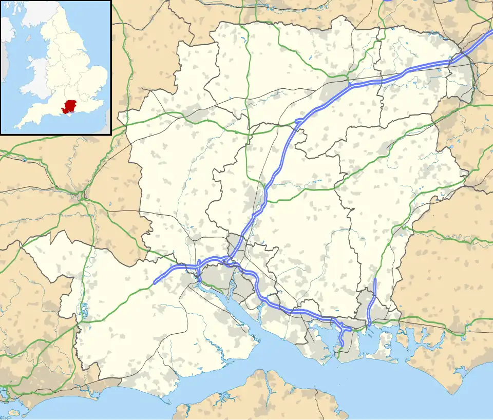 Breamore is located in Hampshire