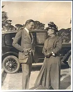 With Addie Townsend (1918)