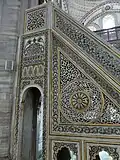 Detail of the mosque's minbar