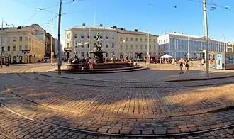 Havis Amanda at the Helsinki Market Square in June 2020