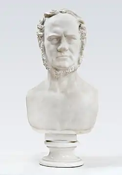Bust by Herman Wilhelm Bissen in the Nivaagaard painting collection