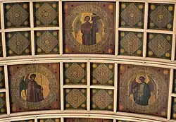 Painted ceiling detail