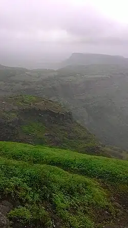 Hills around Abhona. Image is taken from another hill.