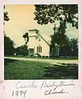 This church used to be located right in the heart of Candler. Several years ago, the whole church was moved to Silver Springs Shores, on Silver Road, and there it stands.