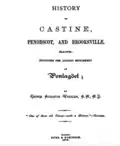 History of Castine Penobscot and Brooksville book cover