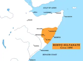 The Sultanate of Hobyo in the late 19th century[1]