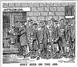 'Holy Joes on the Job', New Zealand Truth, 26 September 1914.