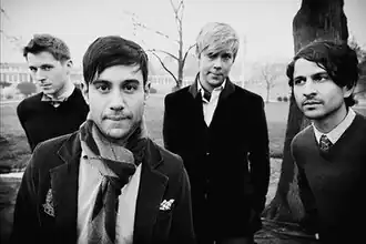 Honor Society in 2008. From left to right: Alexander Noyes, Michael Bruno, Andrew Lee, Jason Rosen