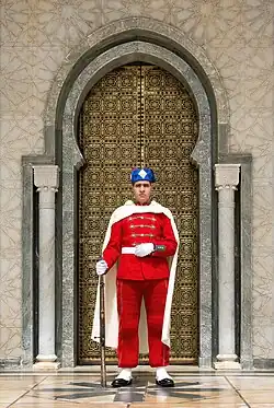 Honor guard at the mausoleum