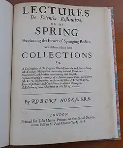 Title page of Lectures de potentia restitutiva