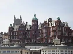 Hotel viewed from Cromer Pier