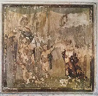 Adonis and Aphrodite on Triclinium East Wall