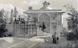 A house in Tabriz, Eugène Flandin 1841.