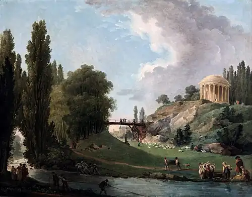 Temple of Filial Piety by Hubert Robert