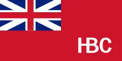 HBC flag, 1707–1801