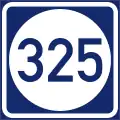 G-352 Number of motorway exit (three-digit)