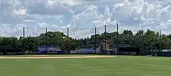 Grandstands from right field line