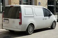 Staria Cargo panel van rear view