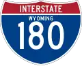 Interstate 180 marker