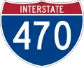 Interstate 470 marker