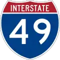 Interstate 49 marker