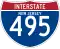 Interstate 495 marker