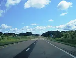 Scenery in Mina along eastbound Interstate&nbsp;86