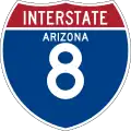 Interstate 8 marker