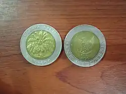 Two coins of this kind, with the second one bearing the mint year 1996