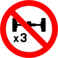 RUS 046 Prohibited Number of Axles