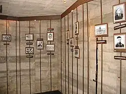 An underground command bunker, built at La Hougue Bie in Jersey, now houses an exhibition commemorating the workers from across Europe forced to build defences during the occupation