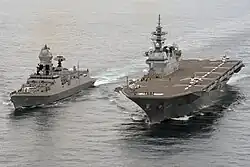 Chennai with JS Kaga during JIMEX 2020.