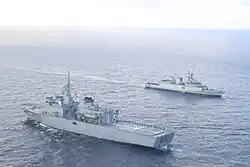 Kadmatt with Uraga during an exercise.