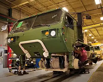 HEMTT A2 being Recap'd to A4 standard