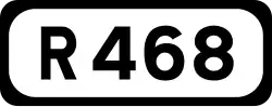 R468 road shield}}