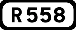 R558 road shield}}