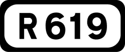 R619 road shield}}
