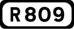 R809 road shield}}