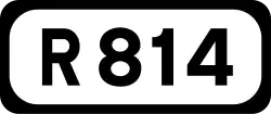 R814 road shield}}
