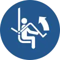 M034 — Open safety bar of chairlift
