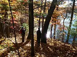 October view of Picnic Lake west of Cornell