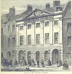 Skinners' Hall in 1873